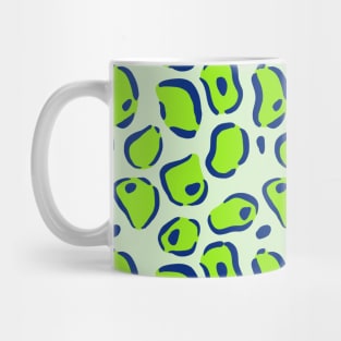 Green Animal Print Mug